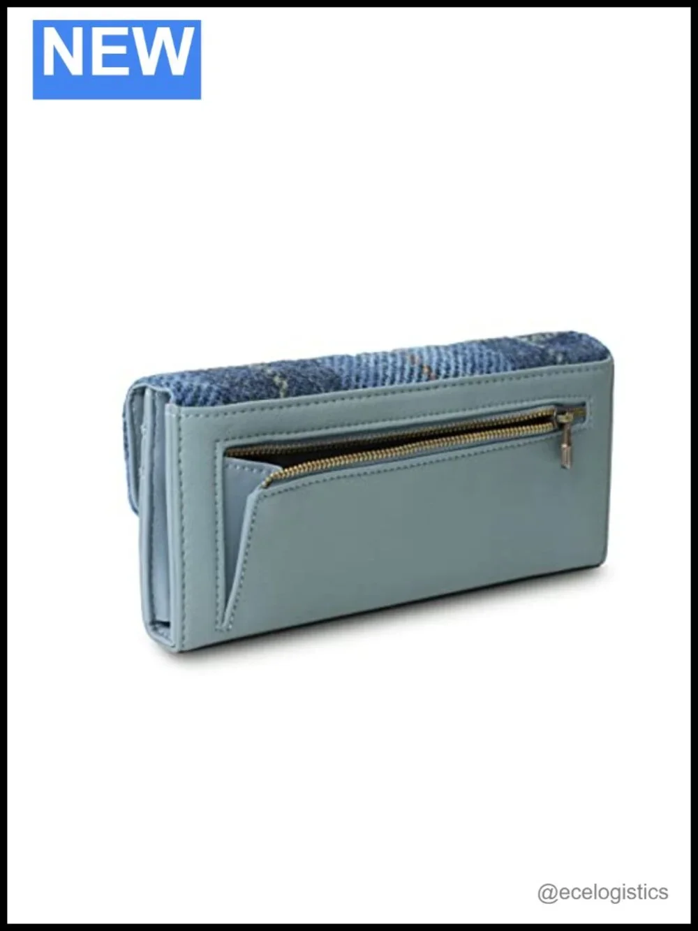 Islander Harris Tweed Small Clasp Purse - Wool Clutch, Scottish